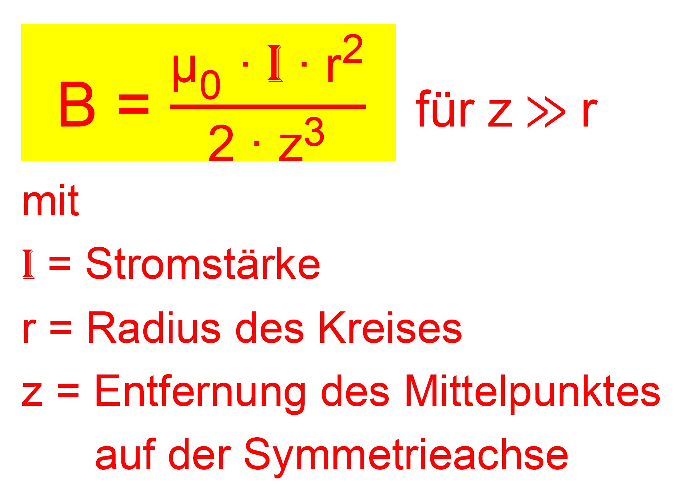 einer langen Spule